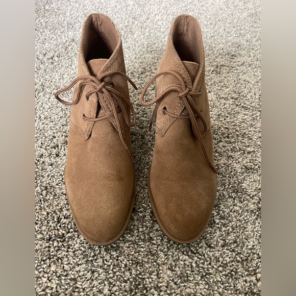 Women’s Collection by Clarks Scene Suede Lace Up Ankle Boots Brown Size 8 - Picture 3 of 7